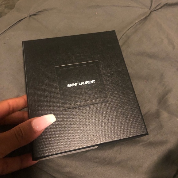 Saint Laurent Other - Saint Laurent YSL Card Holder Box and Dust Bag